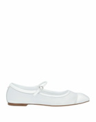 Aeyde Womens Ballet flats in White