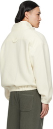 Rier Off-White Fleece Sweater