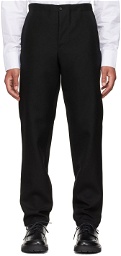WARDROBE.NYC Black Merino Wool Trousers