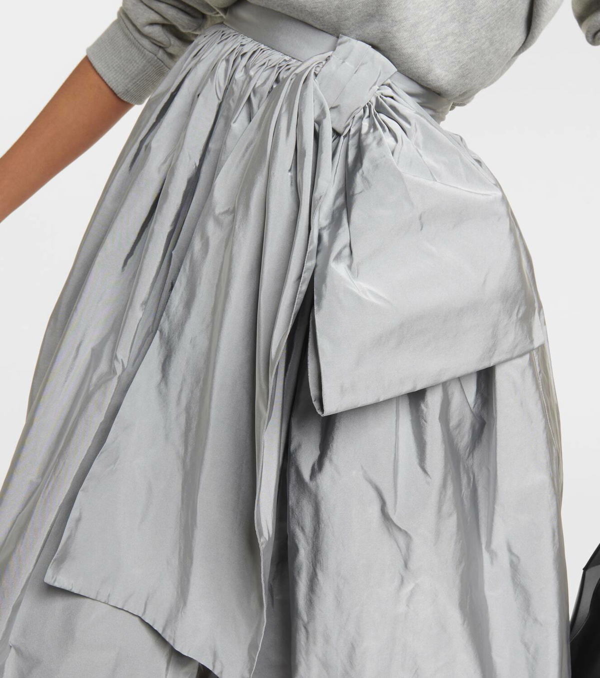 スカート Alexander McQueen Leather Pleats Skirt Alexander McQueen Leather midi skirt Alexander McQueen