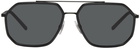 Dolce & Gabbana Black Aviator Sunglasses