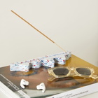 Space Available Melting Ecosystems Incense Holder in White Multi