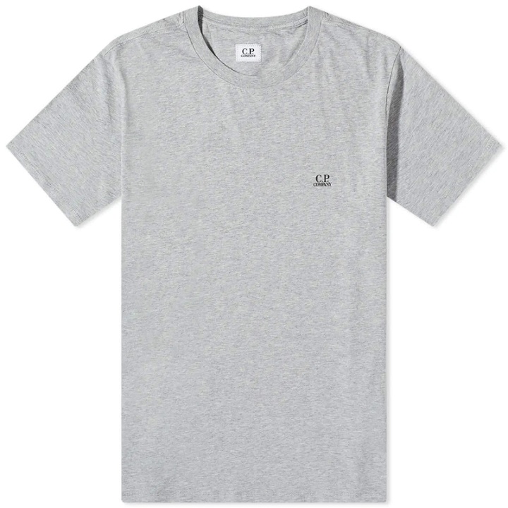 Photo: C.P. Company Men's Goggle Back Print T-Shirt in Grey Melange