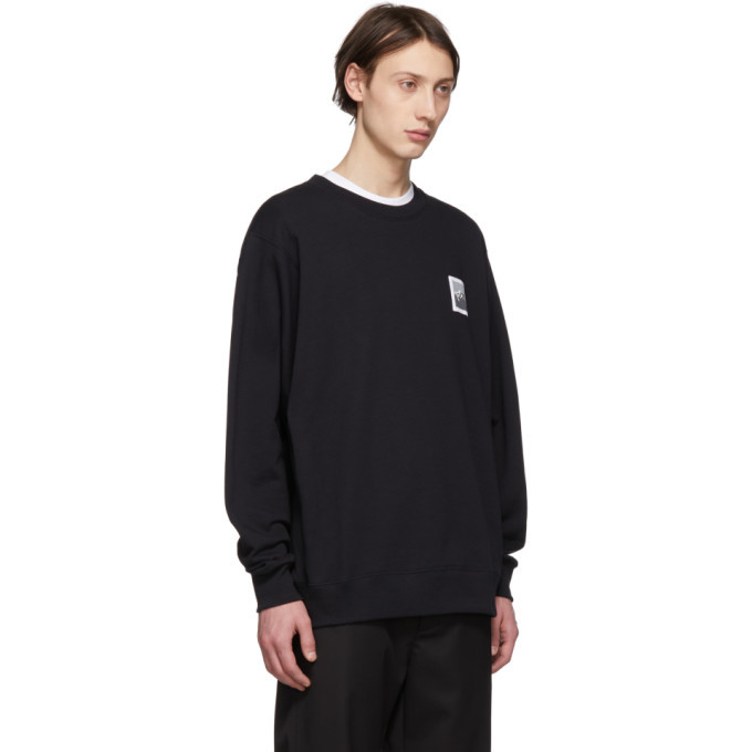 LQQK Studio for Paul and Shark Black Logo Sweatshirt