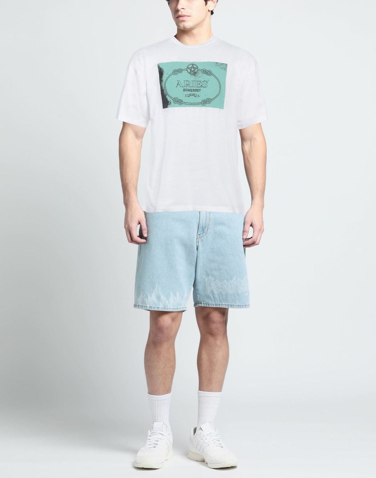 Aries Mens T-shirt in White