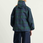 Damson Madder Women's Liu Check Raincoat in Navy