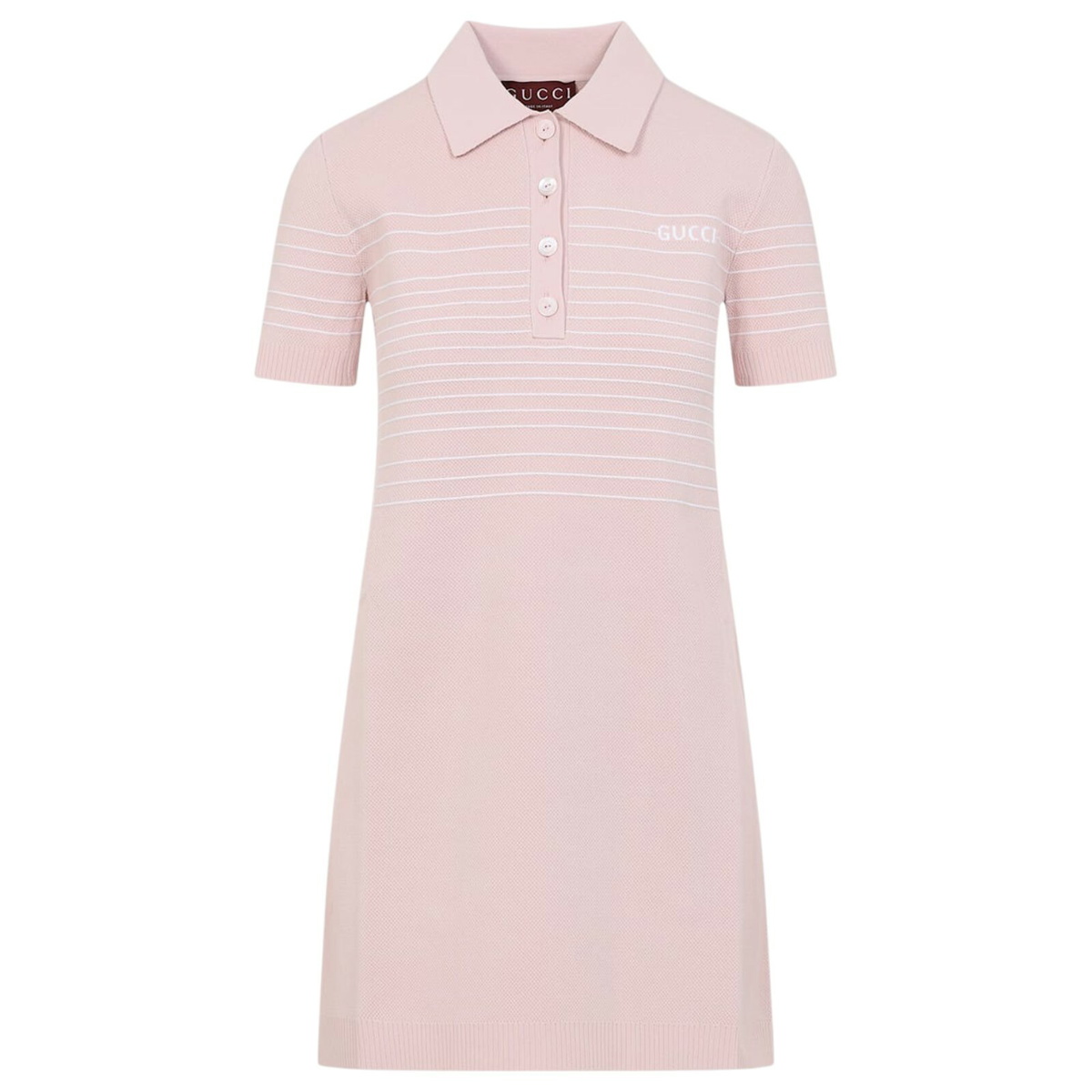 GUCCI - Gg Buttons Wool Dress Gucci