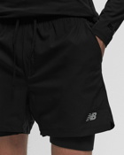 New Balance Ac Seamless Short 5  Lined Black - Mens - Sport & Team Shorts
