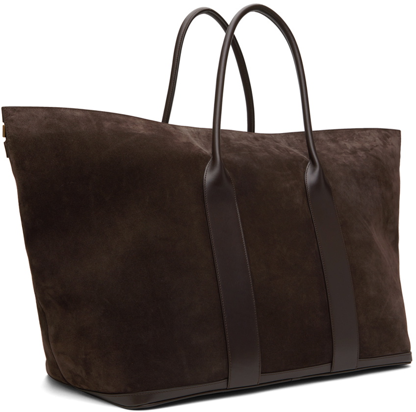 TOM FORD Buckley カーフレザー ボストンバッグ ブラウン TOM FORD Brown Buckley Duffle Bag TOM FORD