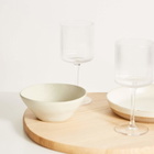 ferm LIVING Ripple Red Wine Glasses - Set of 2 in Clear 