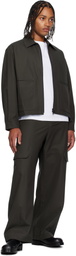 SAGE NATION Gray Index Cotton Twill Jacket