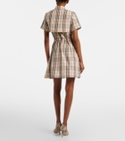 Burberry Burberry Check cotton minidress