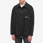 Neighborhood Men's SRL Denim Work Jacket in Black