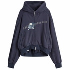 C2H4 Men's x mastermind JAPAN Profile Zip Hoodie in Mist Navy