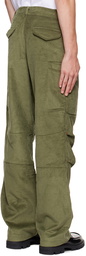 Andersson Bell Green Flash Cargo Pants