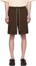 Camiel Fortgens Brown Knee Shorts