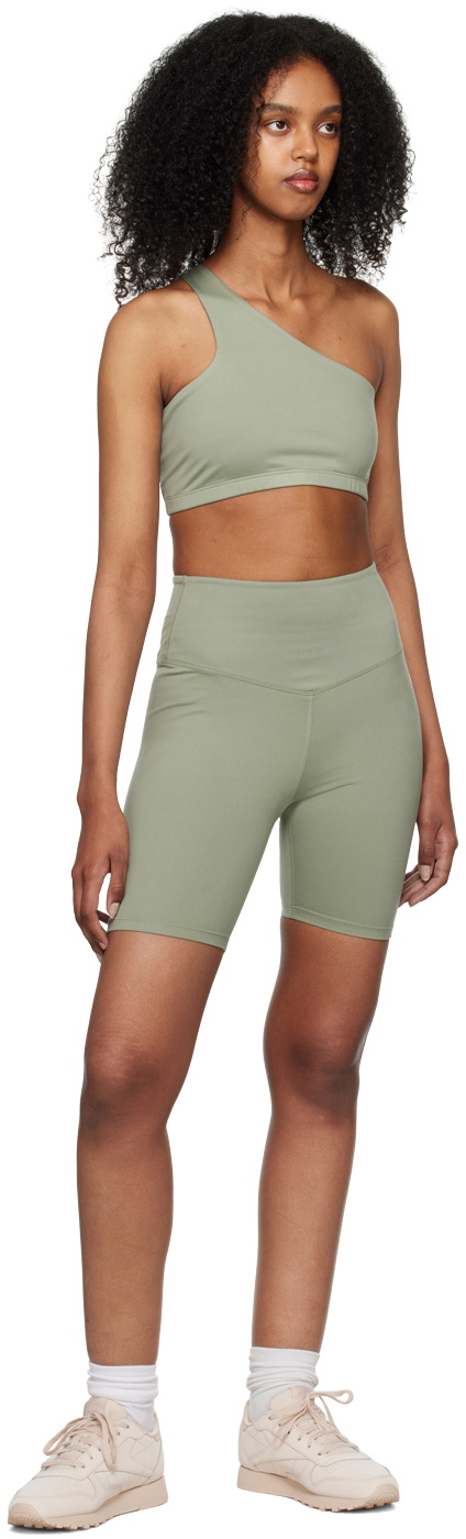 ANINE BING Green Blake Biker Shorts ANINE BING