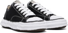 Maison MIHARA YASUHIRO Black Peterson23 OG Sole Canvas Low-Top Sneakers