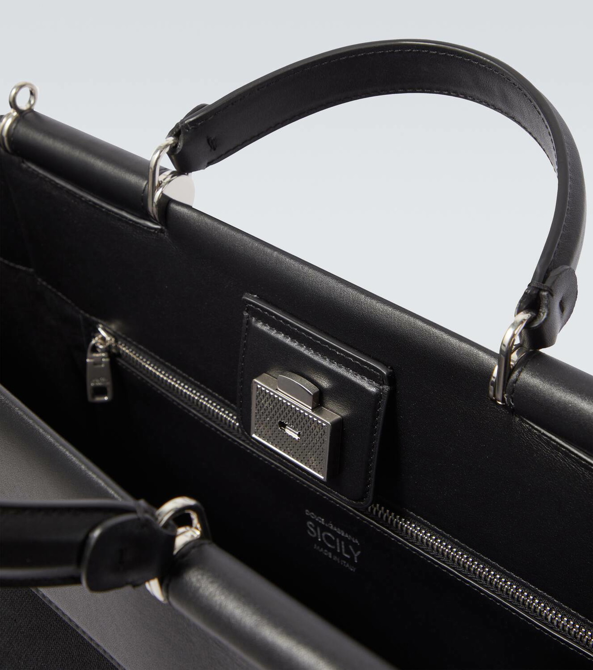 Dolce&Gabbana Leather-trimmed tote bag