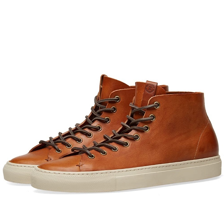 Photo: Buttero Tanino Mid Leather Sneaker Brown