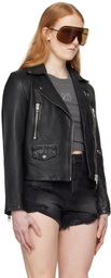Ksubi Black Amplify Leather Jacket