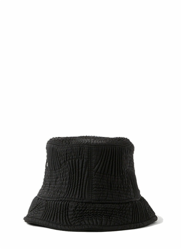 Photo: Quilted Bucket Hat in Black