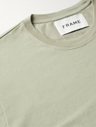 FRAME - Cotton-Jersey T-Shirt - Green