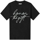 Honor the Gift Men's HTG Script T-Shirt in Black