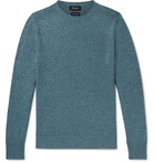 Howlin' - Mélange Lambswool and Cotton-Blend Sweater - Blue