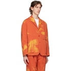 Etudes Orange Bleached Jacket