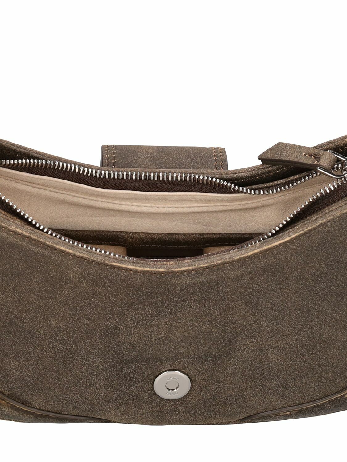 OSOI - Hobo Brocle Leather Shoulder Bag OSOI