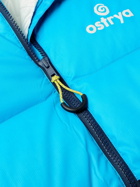 OSTRYA - Henson Logo-Print Quilted Nylon Down Jacket - Blue