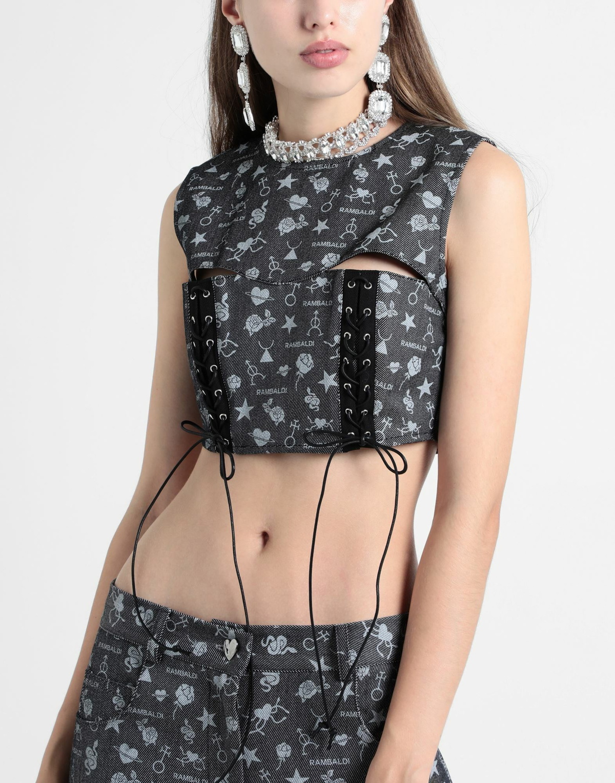 Marco Rambaldi Womens Top in Blue