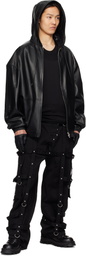 Julius Black Trinity Leather Gloves