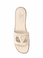 VALENTINO GARAVANI - V Logo Leather Slides