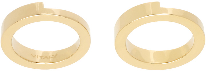 Photo: Vitaly Gold Gridlok Ring Set