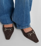 Gucci Vittoria GG canvas ballet flats