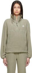 Nike Green Recycled Polyester Sweater