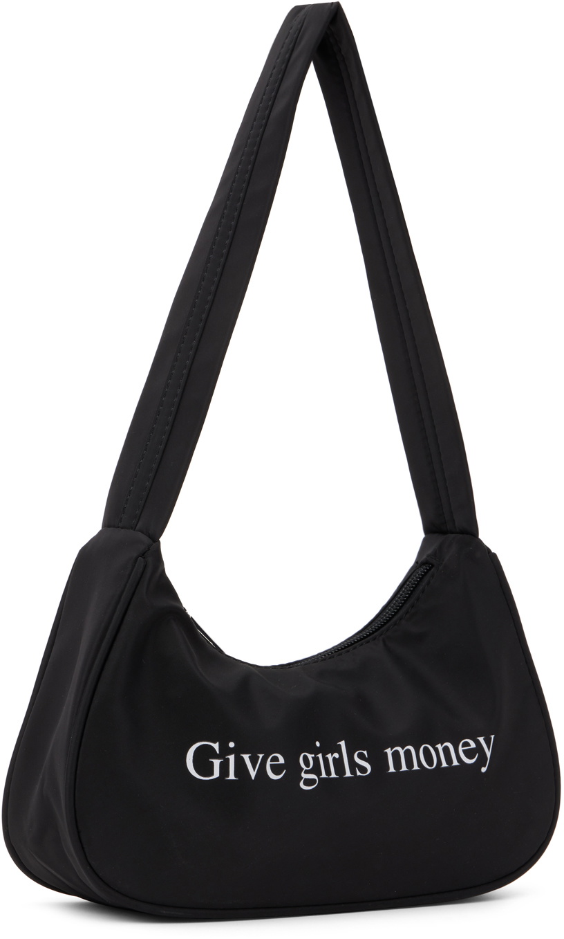 Praying Black 'Give Girls Money' Bag
