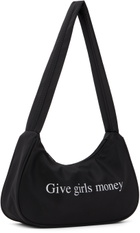 Praying Black 'Give Girls Money' Bag