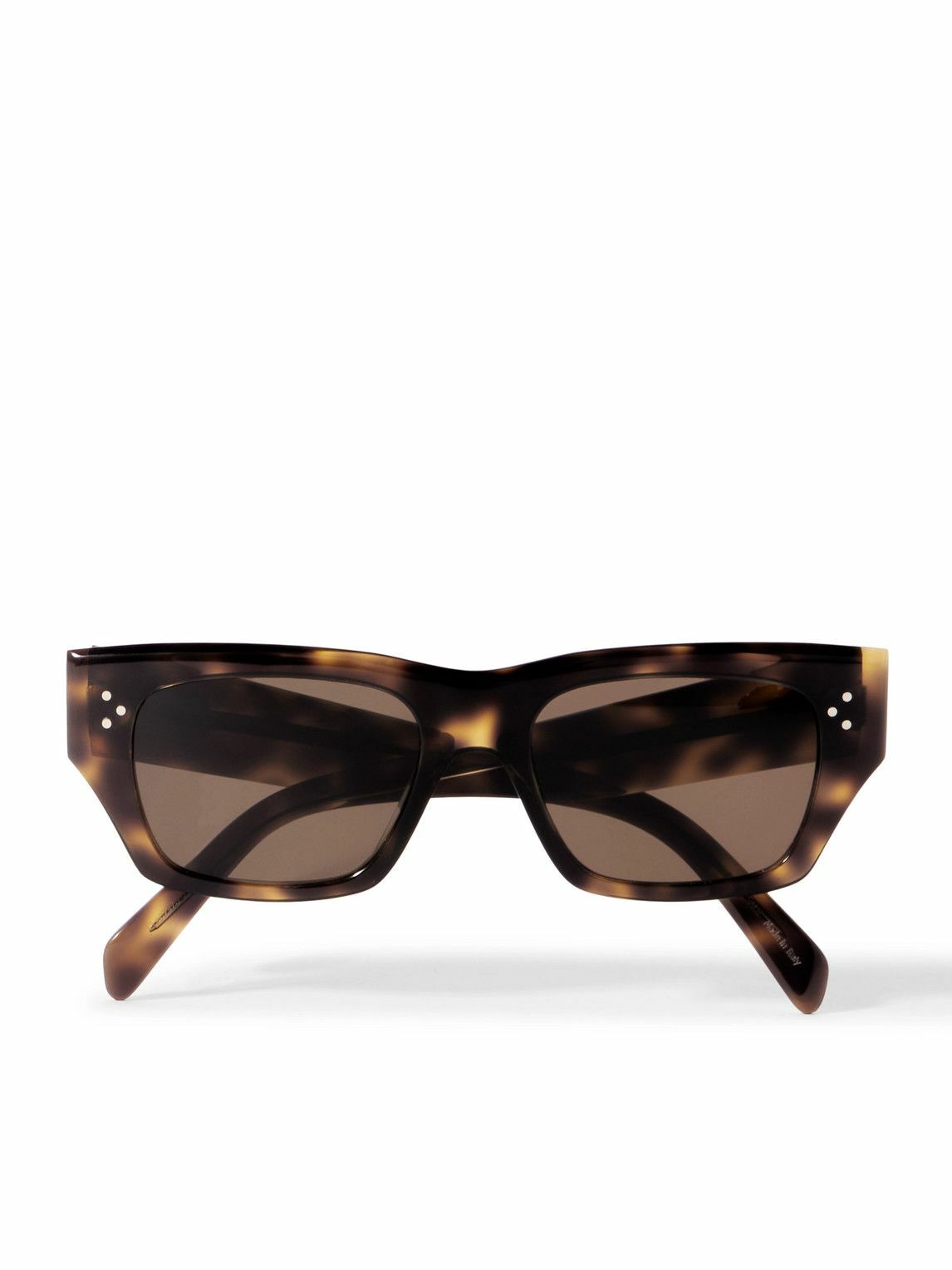 CELINE - D-Frame Tortoiseshell Acetate Sunglasses