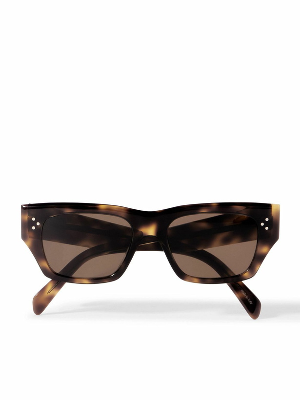 Photo: CELINE - D-Frame Tortoiseshell Acetate Sunglasses