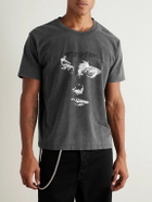 mfpen - Merch Cropped Printed Organic Cotton-Jersey T-Shirt - Gray