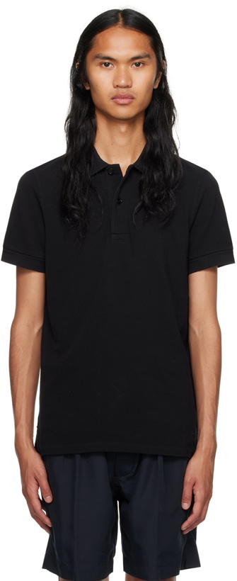 Photo: TOM FORD Black Button Polo