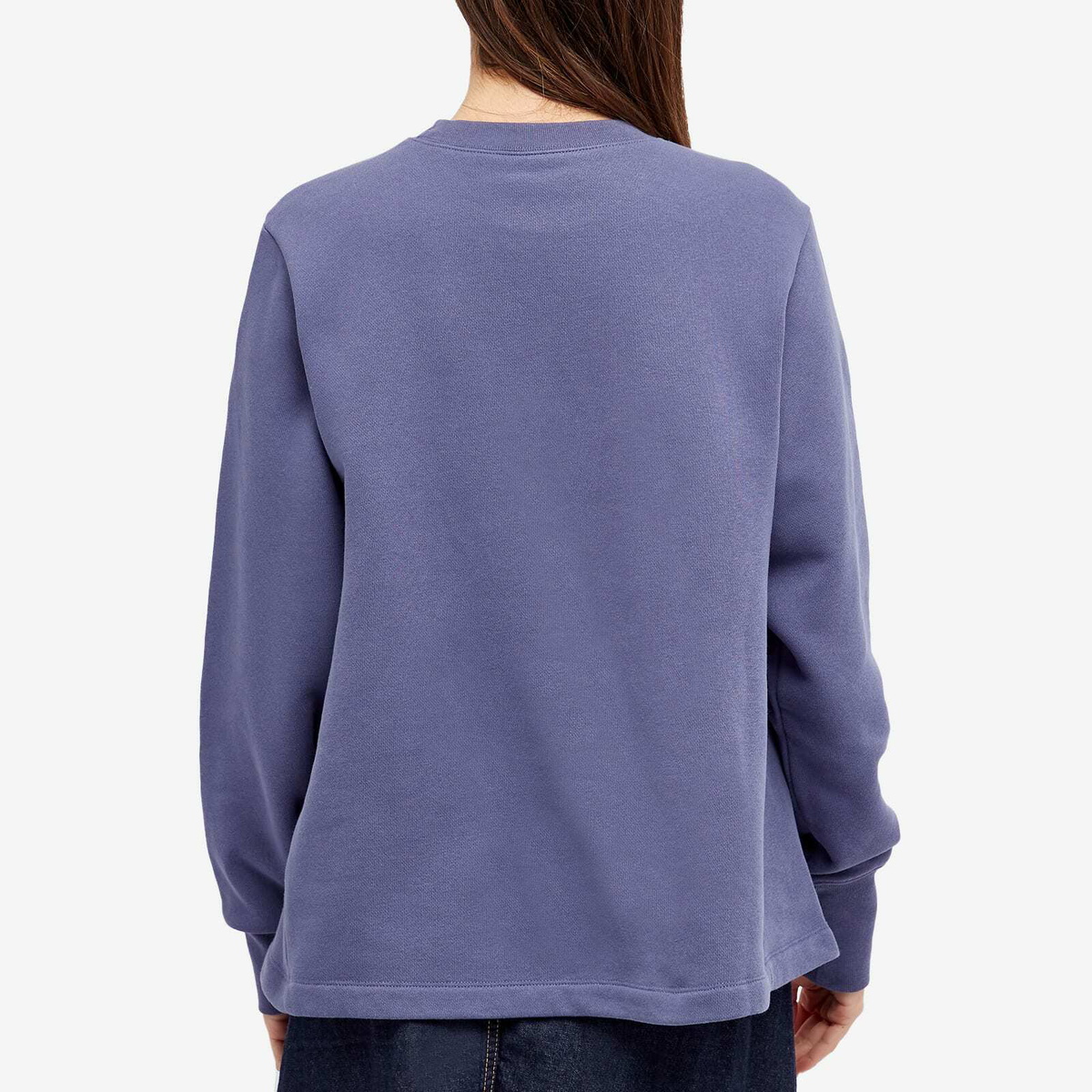Champion Women's x Beams Boy Crew Sweat in Blue