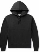 HAYDENSHAPES - Resin Logo-Embroidered Cotton-Jersey Hoodie - Black