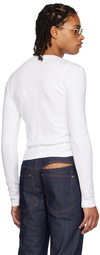 K.NGSLEY White Dani Long Sleeve T-Shirt