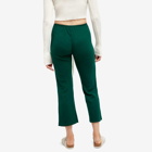 DONNI. Women's Scallop Henley Simple Pants in Vert