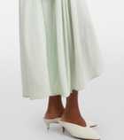 Bottega Veneta Knot gathered crêpe jersey midi dress