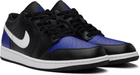 Nike Jordan Navy & Black Air Jordan 1 Low Sneakers